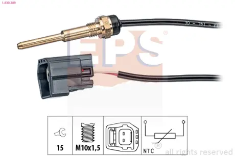 Датчик температури охолоджуючої рідини Citroen Jumper/Ford Transit/Fiat Ducato 2.2D 06- (2 конт.) EPS 1830289