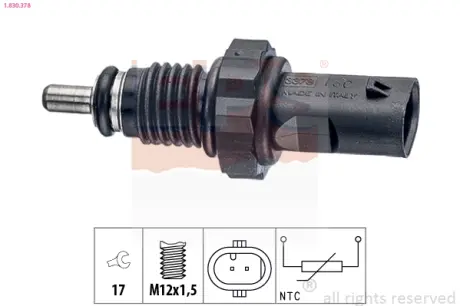 Датчик температури VAG 1.6TDI/2.0TDI Amarok 10-/Caddy 10-/Crafter 11-/Passat B8 EPS 1830378