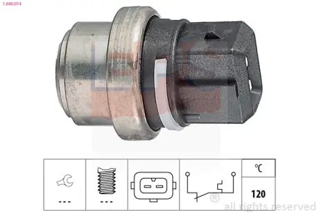 Coolant warning lamp temperature switch. Датчик сигнальной лампы охлаждающей жидкости EPS 1840074