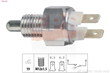 Датчик заднього ходу BMW 3 E36 93-99. BMW 3 E30 81-94. BMW 7 E32 86-94 EPS 1860029