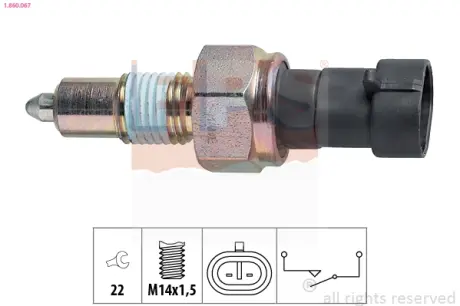Reverse light switch. Выключатель фонаря заднего хода EPS 1860067