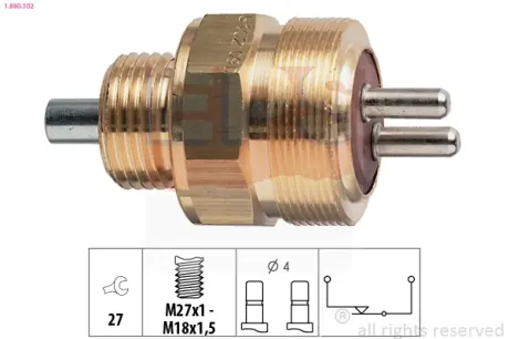 Reverse light switch. Выключатель фонаря заднего хода EPS 1860102