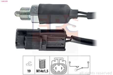 Reverse light switch. Выключатель фонаря заднего хода EPS 1860209