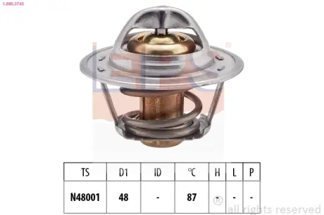 DAEWOO Термостат 87C Espero,Lanos EPS 1880374S