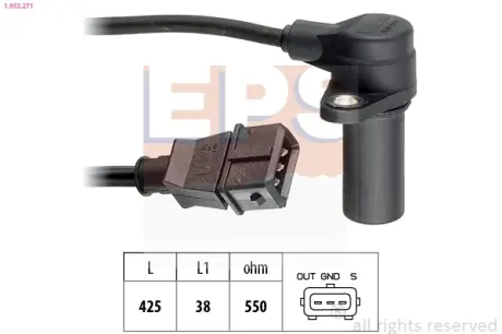 DAEWOO датчик обертів двигуна Lacetti,Aveo,Nubira EPS 1953271