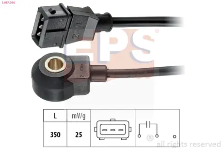 Ignition knock sensor. Датчик детонации EPS 1957016