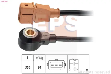 Ignition knock sensor. Датчик детонации EPS 1957064