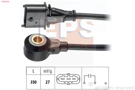 OPEL Датчик детонації ASTRA G 1.8 16V 00-, VECTRA C 2.2 DGi 03-08 EPS 1957074