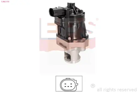 OPEL клапан EGR Astra J,Insignia,Zafira Tourer 2.0CDTI 08- EPS 1963115