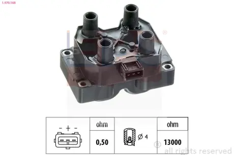 FIAT котушка запалювання Bravo,Croma,Fiorino,Tempra,Alfa Romeo,Lancia EPS 1970168