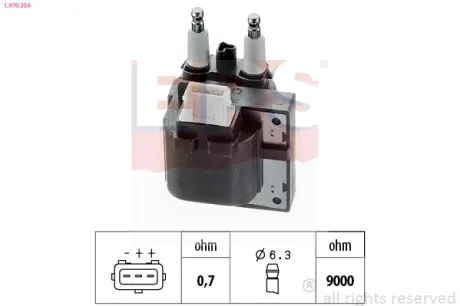 VOLVO котушка запалювання S40,V40 96- EPS 1970356