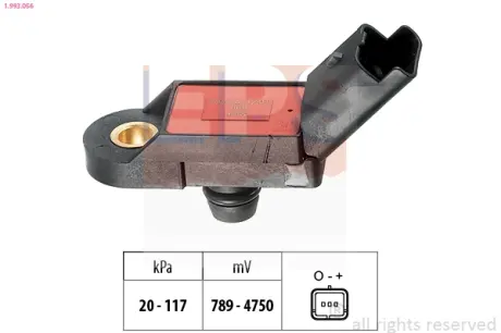 CITROEN датчик тиску FIAT EPS 1993056