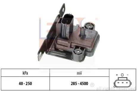 Intake manifold pressure sensor. Датчик абсолютного давления, впуск  EPS 1993058