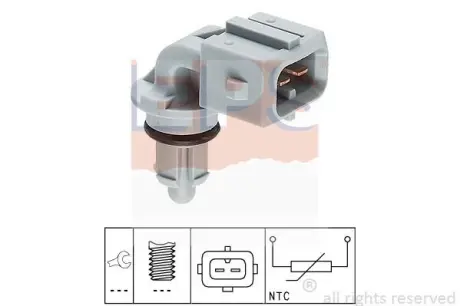 Coolant temperature sensor. Датчик температуры охлаждающей жидкости EPS 1994002