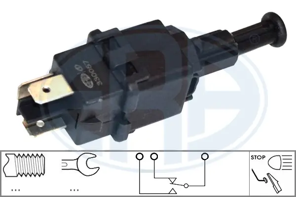 Brake light switch. Выключатель стоп сиганала ERA 330057 (фото 1)