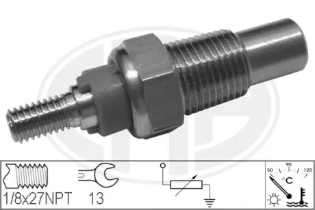 Coolant temperature sensor. Датчик температуры охлаждающей жидкости ERA 330119