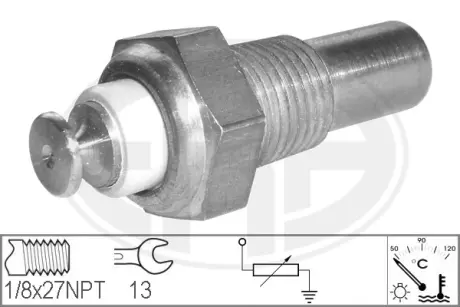 Coolant temperature sensor. Датчик температуры охлаждающей жидкости ERA 330126
