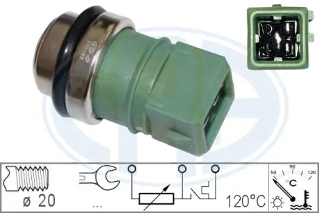 Coolant temperature sensor. Датчик температуры охлаждающей жидкости ERA 330153