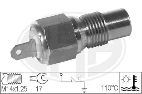 Coolant warning lamp temperature switch. Датчик сигнальной лампы охлаждающей жидкости ERA 330158
