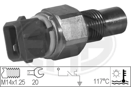 Coolant warning lamp temperature switch. Датчик сигнальной лампы охлаждающей жидкости ERA 330160