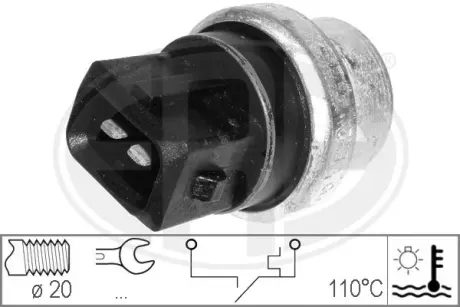 Coolant warning lamp temperature switch. Датчик сигнальной лампы охлаждающей жидкости ERA 330163