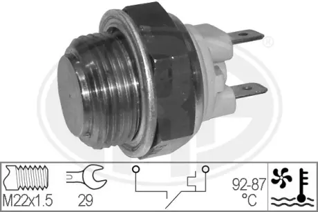 Radiator fan temperature switch. Датчик температуры вентилятора охлаждающей жидкости ERA 330166