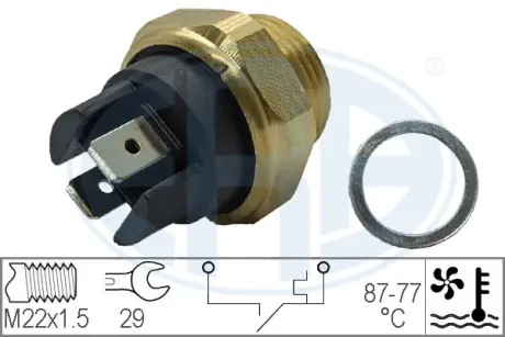 Radiator fan temperature switch. Датчик температуры вентилятора охлаждающей жидкости ERA 330167