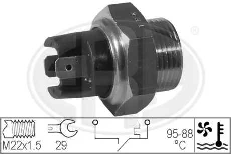 Radiator fan temperature switch. Датчик температуры вентилятора охлаждающей жидкости ERA 330172