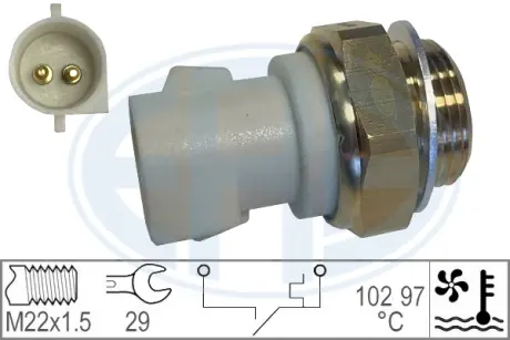 Radiator fan temperature switch. Датчик температуры вентилятора охлаждающей жидкости ERA 330185