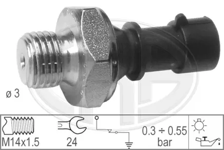 Oil pressure switch. Датчик давления масла ERA 330363