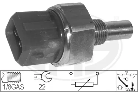 Coolant temperature sensor. Датчик температуры охлаждающей жидкости ERA 330613