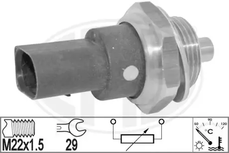 Coolant temperature sensor. Датчик температуры охлаждающей жидкости ERA 330923