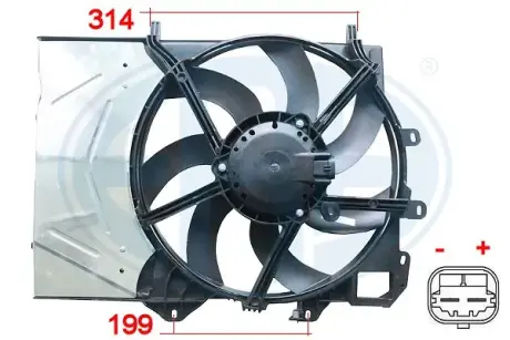 Вентилятор радіатора ERA 352043