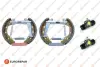 Гальмівні колодки зад. (к-кт) FABIA/IBIZA/GOLF/B3-B4 86- 200х40 (з гальмівними циліндрами) EUROREPAR 1611453880 (фото 1)