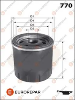 8421230090 ФІЛЬТР ОЛИВИ EUROREPAR 1616168580