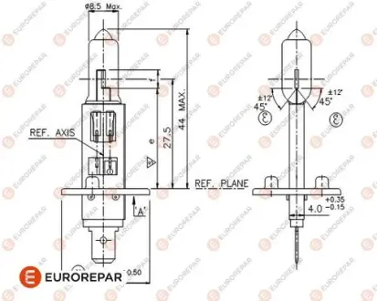 Автозапчасть EUROREPAR 1616430880