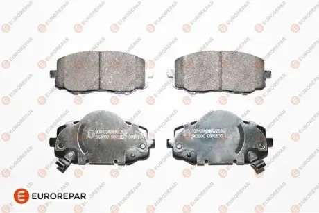 Гальмівні колодки пер. Hyundai i20 1.2/1.4 08-15 (MANDO) EUROREPAR 1675995380