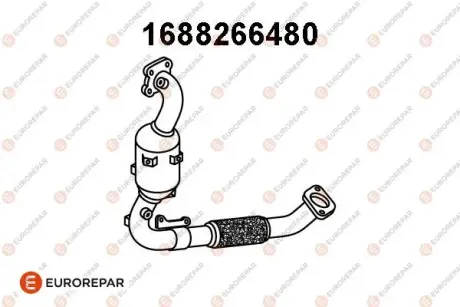 ГЛУШНИК-КАТАЛІЗАТОР EUROREPAR 1688266480