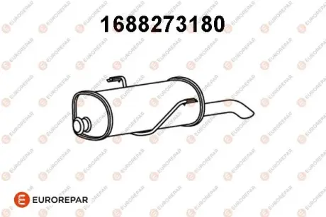 8708923590 ГЛУШНИК EUROREPAR 1688273180