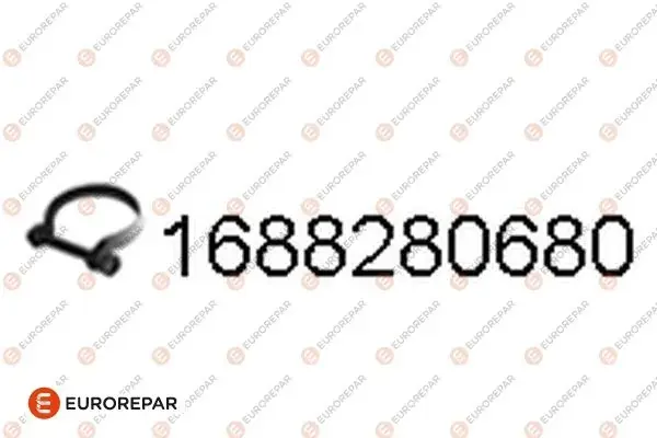 Хомут-затискач металевий EUROREPAR 1688280680 (фото 1)