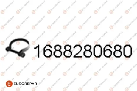 Хомут-затискач металевий EUROREPAR 1688280680