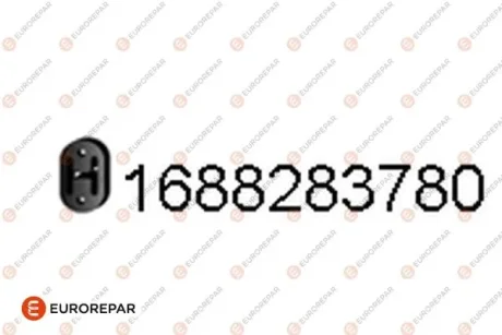 Кріплення гумове EUROREPAR 1688283780