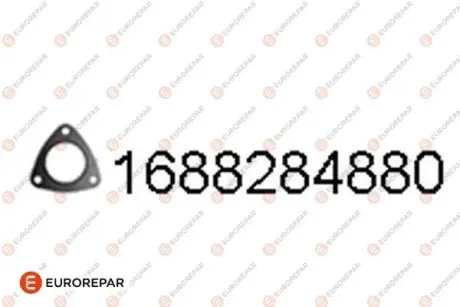 Прокладка глушника Kadett/Astra/Vectra 88- EUROREPAR 1688284880
