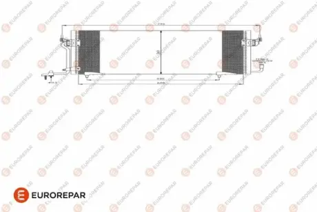 РАДІАТОР КОНДИЦІОНЕРА EUROREPAR E163304