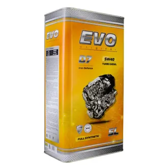 Автозапчасть EVO D7 5L 5W-40 TURBO DIESEL