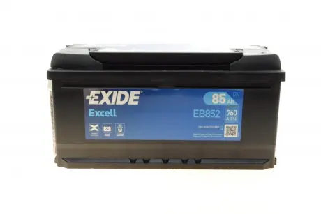 Акумулятор 85Ah-12v Exide EXCELL(353х175х175),R,EN760 EXIDE EB852