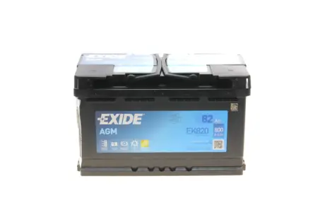 Акумулятор 82Ah-12v Exide AGM (315х175х190),R,EN800 EXIDE EK820