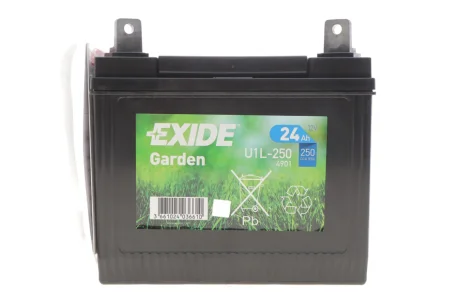 Акумуляторна батарея 24Ah/250A (197x132x186/+L) (Garden) EXIDE U1L-250