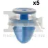 Кліпса кріплення обшивки (к-кт 5 шт) Citroen/Peugeot/Renault FA1 10-40028.5 (фото 1)