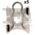 Ползунок склопідіймача (к-кт 5шт) BMW 3 (E36)/5(E34)/7(E32) 85-98 FA1 10400885 (фото 1)